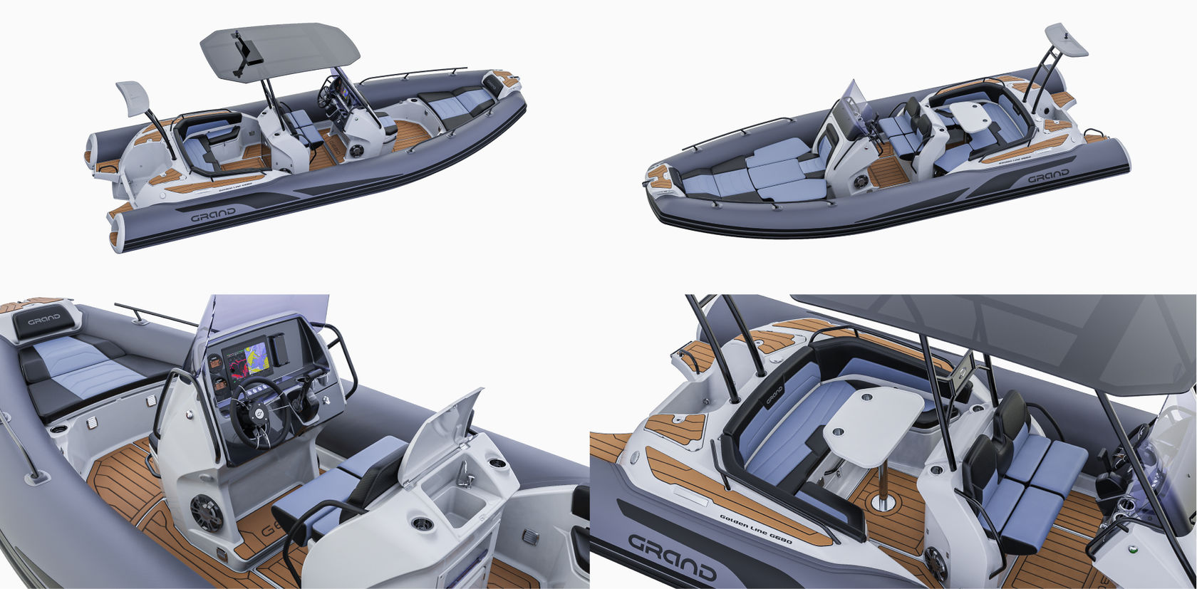 Nouvelle sortie de modèle de bateau RIB – G680