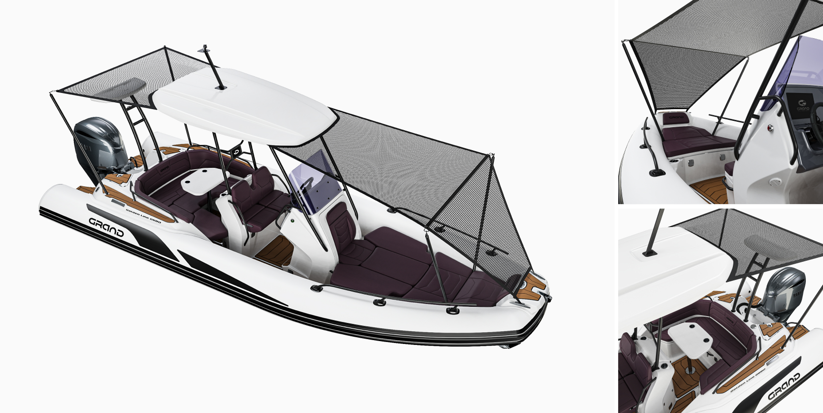 New options for big Golden Line RIB boats G680