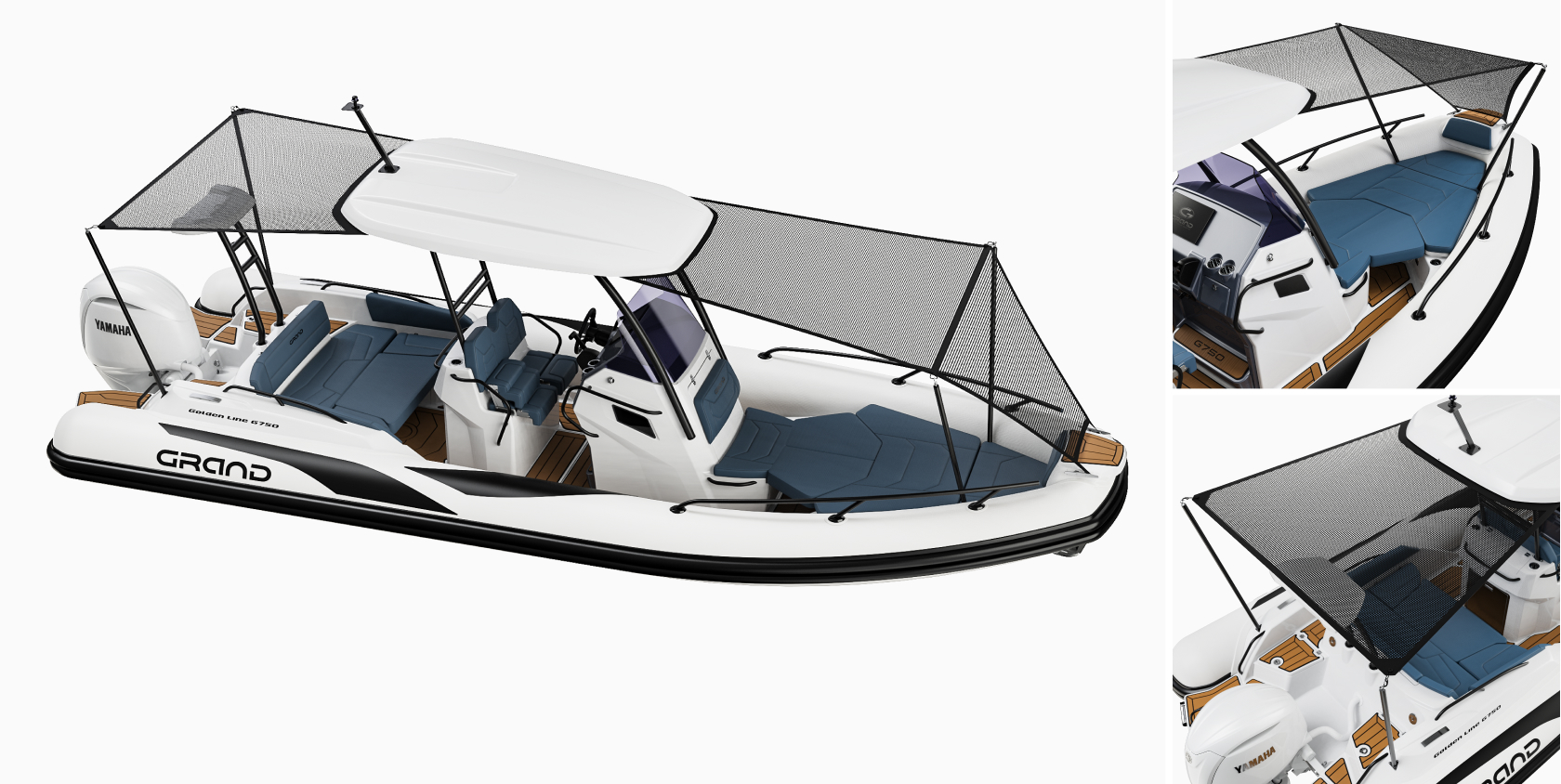 New options for big Golden Line RIB boats G750