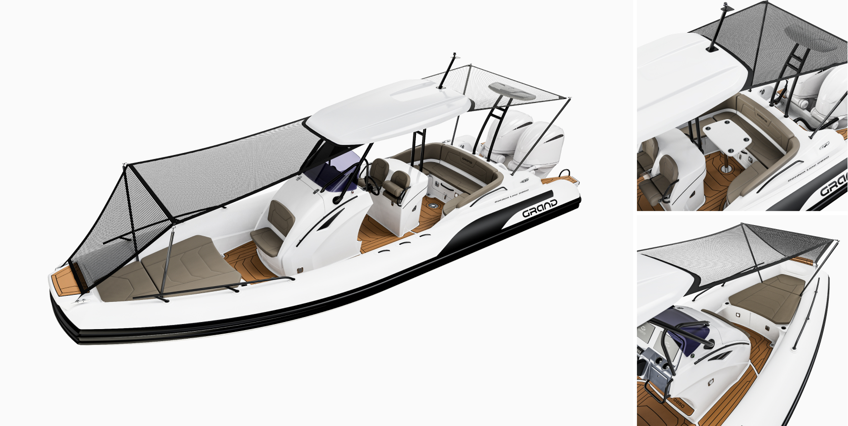 New options for big Golden Line RIB boats G850